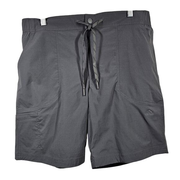 LL Bean Men's Cresta Hiking Shorts Comfort Waist 9" Alloy Gray NWOT Size L - Picture 2 of 10
